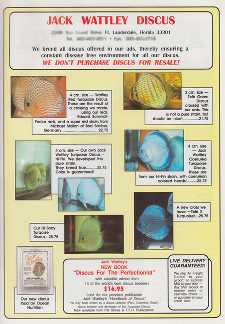 Wattley discus list Wattley discus list